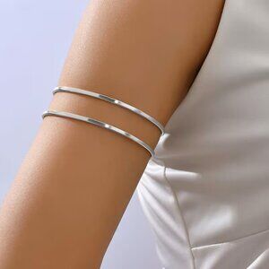 Upper Arm Cuff Bracelet Boho Hippie Armlet Goddess Simple Egyptian Stylish Greek